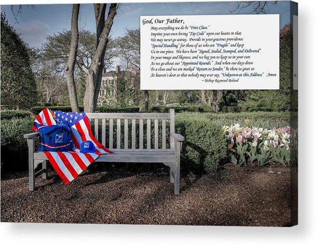  Acrylic Print featuring the photograph In Memory of Ken Christy by Tony HUTSON
