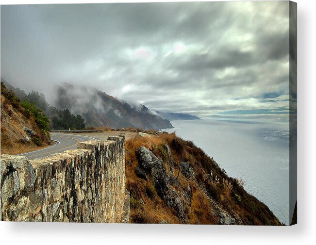 Nature Acrylic Print featuring the photograph In the Clouds by Mike Irwin