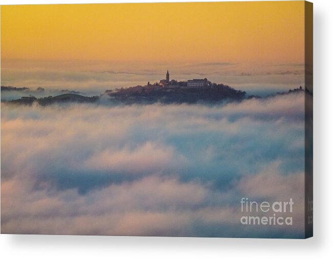 Adornment Acrylic Print featuring the photograph In the Mist 3 by Jean Bernard Roussilhe