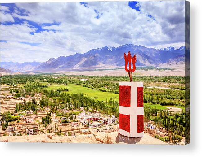 Asia Acrylic Print featuring the photograph Indus Valley by Alexey Stiop