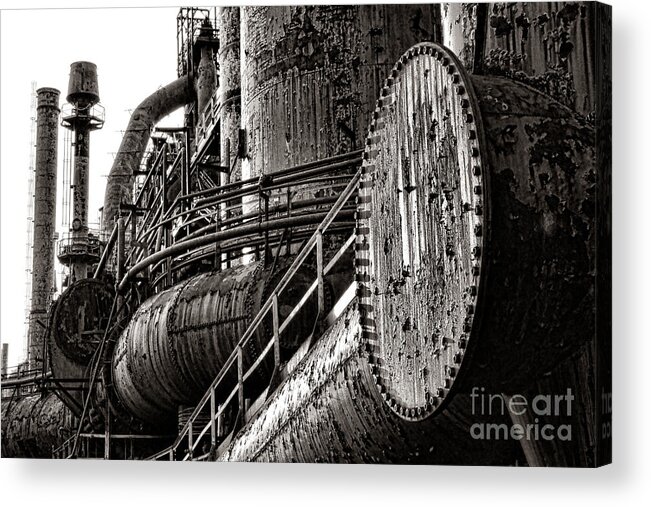Bethlehem Acrylic Print featuring the photograph Industrial Heritage by Olivier Le Queinec
