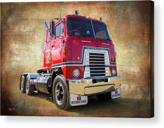 Truck Acrylic Print featuring the photograph Inter Cabover by Keith Hawley