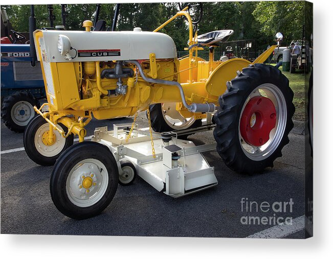 Tractor Acrylic Print featuring the photograph International Harvester Cub by Mike Eingle