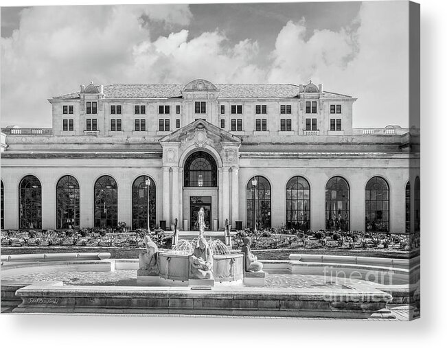 Iowa State Acrylic Print featuring the photograph Iowa State University Memorial Union by University Icons