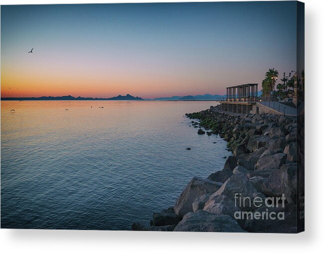 Sunrise Acrylic Print featuring the photograph It Begins by Becqi Sherman
