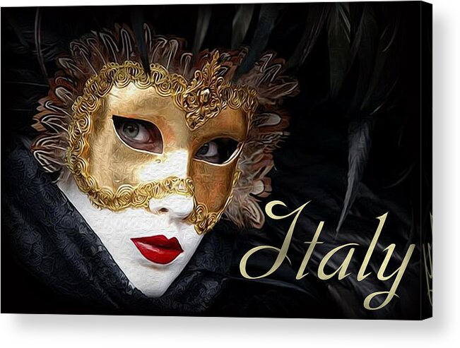 Italy Acrylic Print featuring the photograph Italy Painting by Greg Sharpe