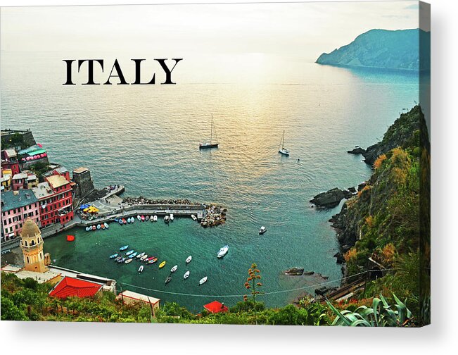 Italy Acrylic Print featuring the photograph Italy's Cinque Terre by La Dolce Vita