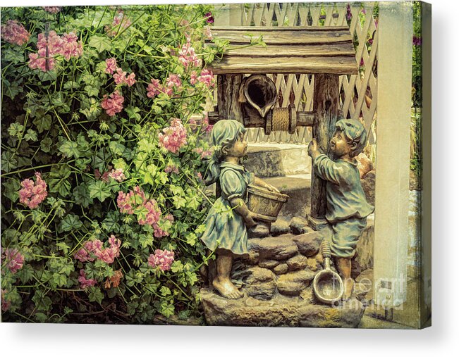 Flowers Acrylic Print featuring the photograph Jack and Jill by Elaine Teague