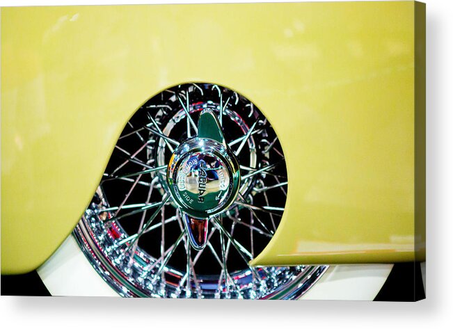 Classic Car Acrylic Print featuring the photograph Jag by Rebecca Cozart