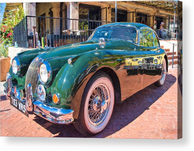 Arizona Acrylic Print featuring the photograph Jaguar XK Classic by Dan McManus