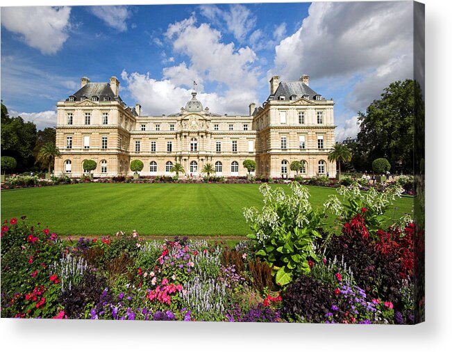 Jardin Acrylic Print featuring the photograph Jardin du Luxembourg Paris by Pierre Leclerc Photography