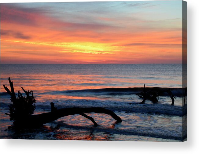 Beach Photographs Acrylic Print featuring the photograph Jekyll Island Sunrise 2016B by Bruce Gourley