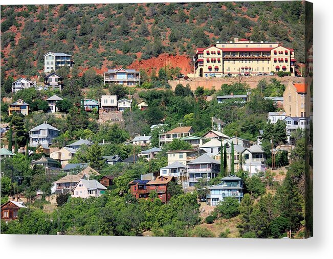 Landscapes Acrylic Print featuring the photograph Jerome Arizona by Douglas Miller