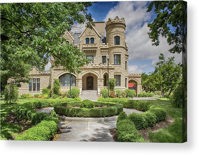 Joslyn Castle Acrylic Print featuring the photograph Joslyn Castle by Susan Rissi Tregoning