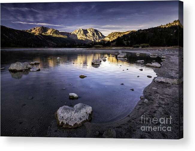 California Acrylic Print featuring the photograph June Lake Sunrise by Timothy Hacker