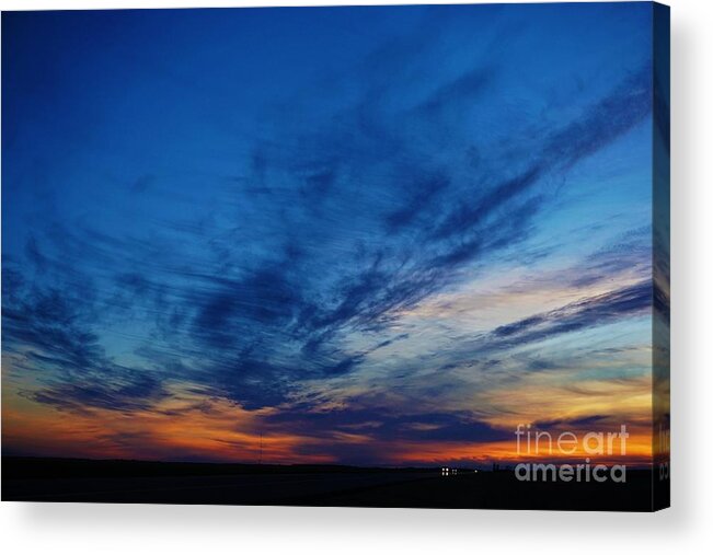 Sunrise Acrylic Print featuring the photograph Kansas morning by Merle Grenz