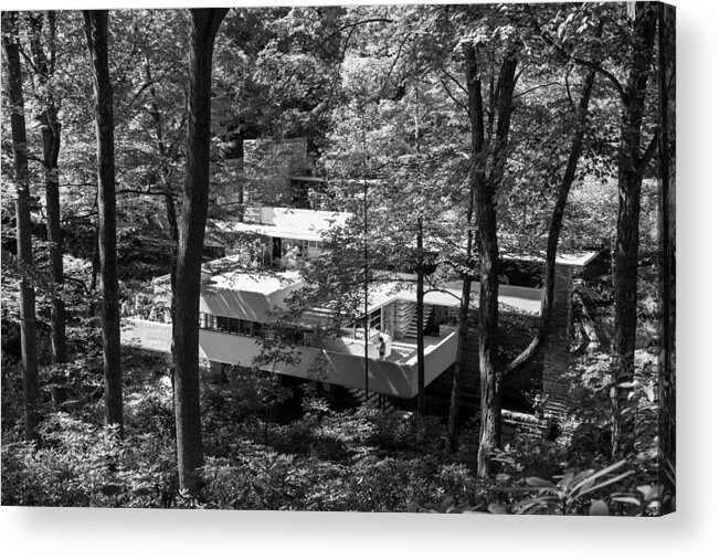 Fallingwater Acrylic Print featuring the photograph Kaufmann Residence by Stephen Russell Shilling