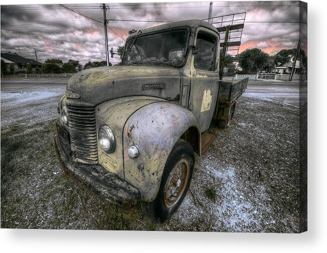 Commer Acrylic Print featuring the photograph Keep on Truckin' by Wayne Sherriff