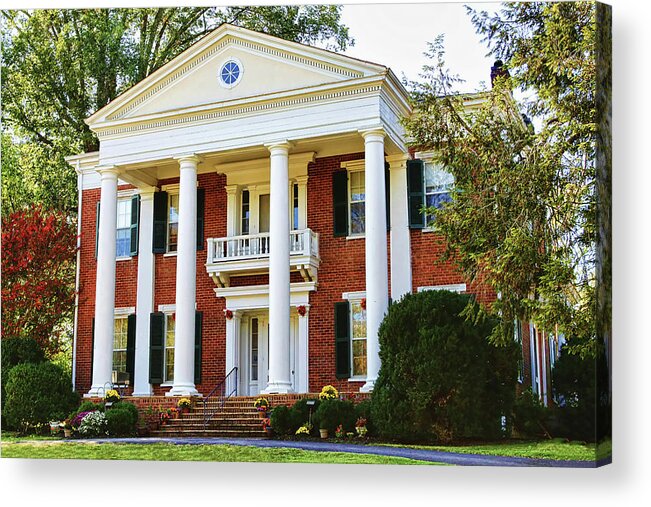 Tn Acrylic Print featuring the photograph Keith Mansion by Pat Cook