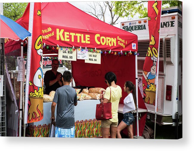 Kettle Corn Acrylic Print featuring the photograph Kettle Corn by Tom Cochran