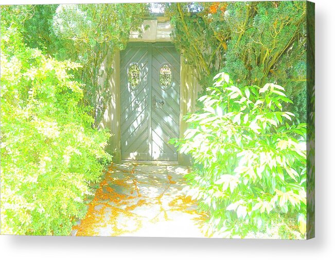 Door Acrylic Print featuring the photograph Knock and ask by Merle Grenz
