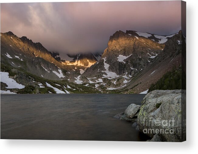 Indian Peaks Wilderness Acrylic Print featuring the photograph Lake Isabel by Keith Kapple