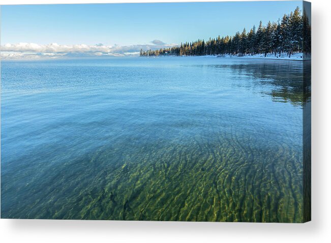 Outdoors Acrylic Print featuring the photograph Morning at Lake Tahoe by Jonathan Nguyen