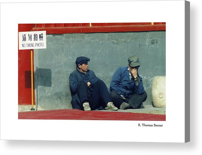 China Acrylic Print featuring the photograph Lamasery by R Thomas Berner