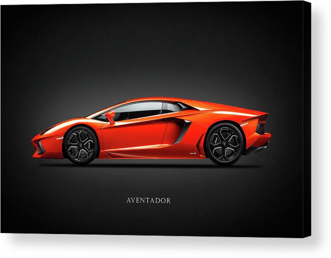 Lamborghini Aventador Acrylic Print featuring the photograph Aventador by Mark Rogan