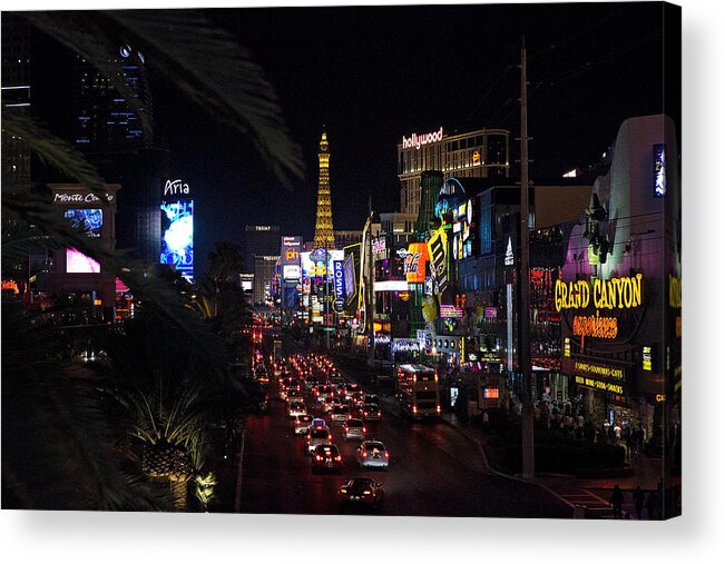 Las Vegas Acrylic Print featuring the photograph Las Vegas by Deborah Penland