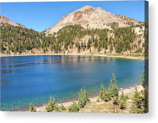 Landscape Acrylic Print featuring the photograph Lassen Peak by John M Bailey