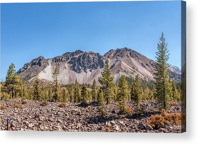 Landscape Acrylic Print featuring the photograph Lassen Volcano by John M Bailey