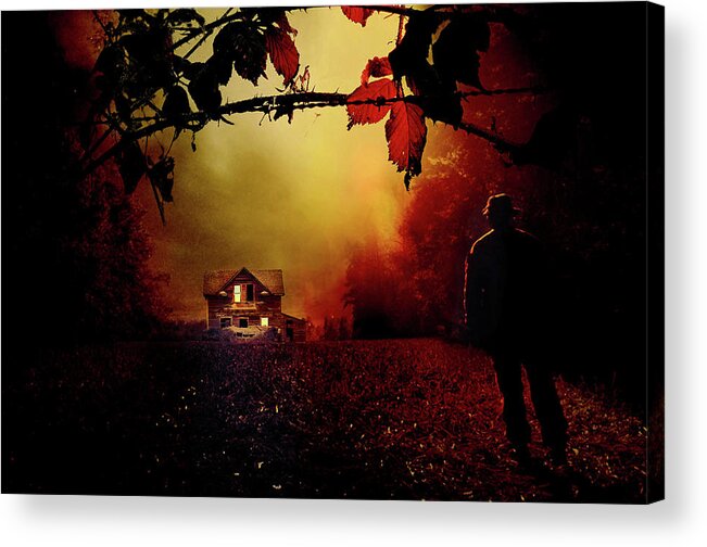 Bruce Springsteen Acrylic Print featuring the photograph Last Night I Dreamed by Mal Bray