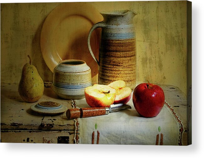 Still Life Acrylic Print featuring the photograph Late Day Break by Diana Angstadt