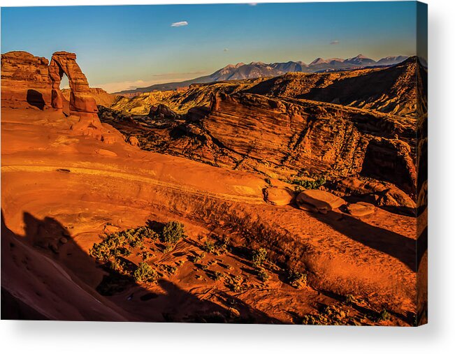 Arches Acrylic Print featuring the photograph Late Light by Doug Scrima