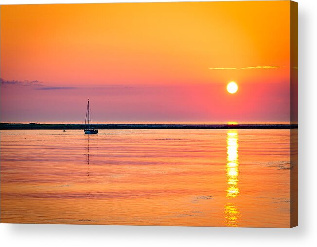Sunrise Acrylic Print featuring the photograph LBI Dawn by Mark Rogers