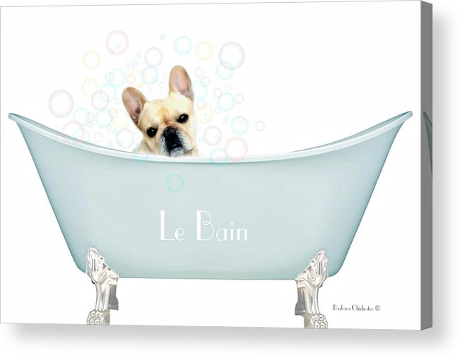  Bath Acrylic Print featuring the photograph Le Bain by Barbara Chichester