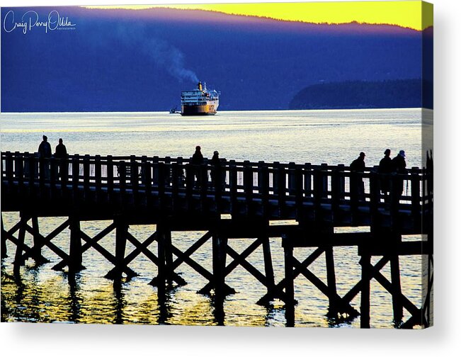 Bellingham Acrylic Print featuring the photograph Leaving Bellingham by Craig Perry-Ollila