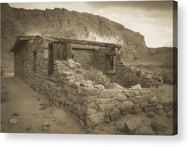 Arizona Acrylic Print featuring the photograph Lees Fort by Teresa Wilson