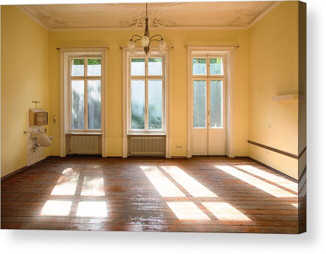 Castle Acrylic Print featuring the photograph Let The Sun In - Abandoned Buildings by Dirk Ercken