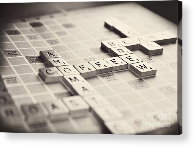 Words Acrylic Print featuring the photograph Let's Play a Game by Pam Holdsworth