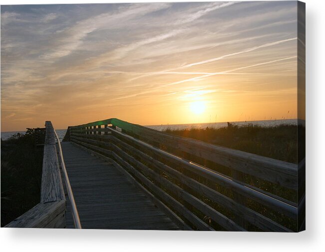 Walkway Acrylic Print featuring the photograph Let's Take a Walk by Beth Collins