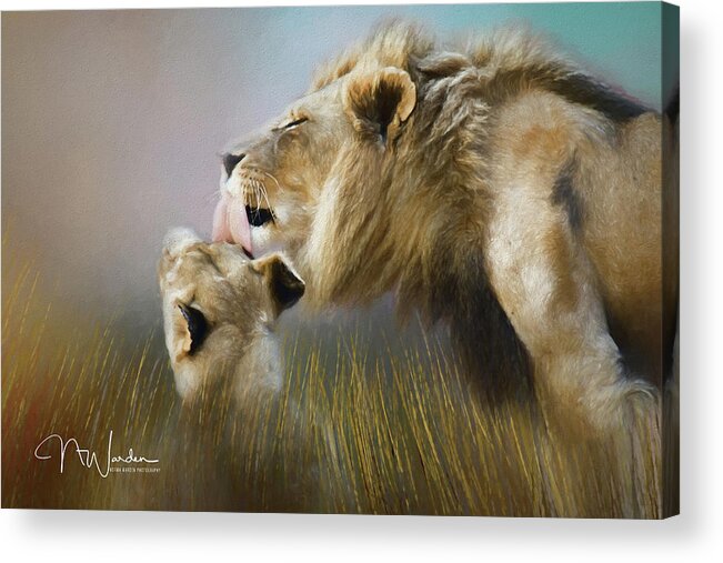 Lick Acrylic Print featuring the photograph Lick of Love by Norma Warden