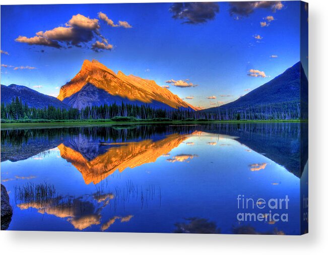 Mountain Acrylic Print featuring the photograph Life's Reflections by Scott Mahon