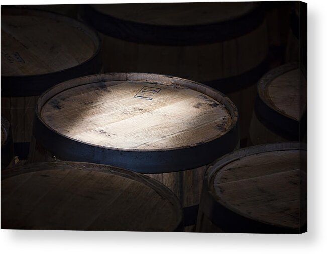 Light At The End Of The Barrel Acrylic Print featuring the photograph Light at the end of the Barrel by Josh Bryant