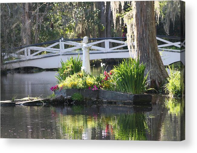 Reflections Acrylic Print featuring the painting Light Play by Virginia Bond