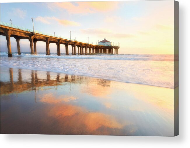 Ocean Acrylic Print featuring the photograph Light Reflections by Nicki Frates