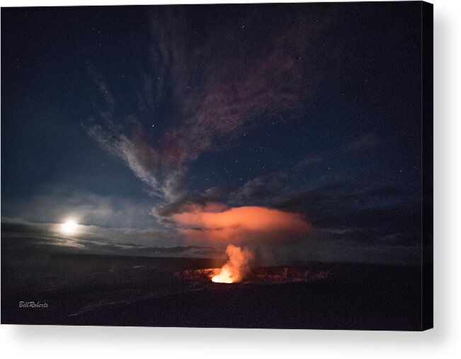 Kilauea Acrylic Print featuring the photograph Light Show by Bill Roberts