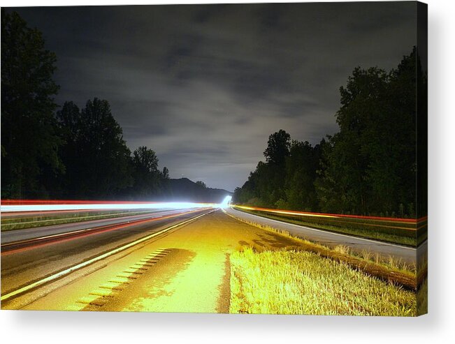 Landscape Acrylic Print featuring the photograph Lightworks by Alex Grichenko