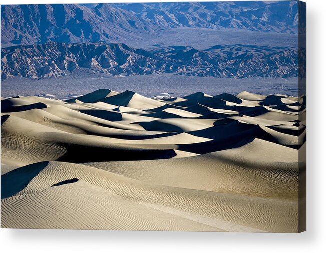 Blue Acrylic Print featuring the photograph Like the Sea by Mike Irwin